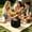 Black, variant on WEIOUKC Reusable Drink Carrier with Handle – Insulated, Collapsible 4-Cup Beverage Bag with No-Spill Base,for Coffee Cups, Tumblers & Water Bottles, Travel & Picnic Bag