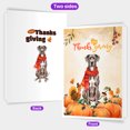 thumbnail image 2 of Happy Thanksgiving Great Dane with Turkey Pumpkins Autumn Vibes 5x7in Folded Greeting Card Danes Dog Lover Gifts Single Note Card with Envelope - 12018, 2 of 5
