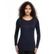 thumbnail image 4 of Camisa de manga larga Underscrub COZYFIT para mujer azul marino 2XL, 4 of 6
