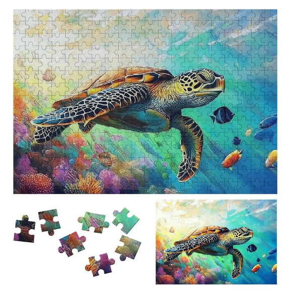 Patifu Wooden Jigsaw Puzzle 1741416103641000 Horizontal Style Family Friends Gift 500 Pieces 300 PCS