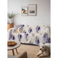 thumbnail image 6 of Purple Spring Floral Couch Cover for 2 Cushion Couch, Farmhouse Flowers Modern Art Washable Love Seat Sofa Covers Slipcover, Throw Sofa Covers for Pets, Furniture Protector 71"x102", 6 of 9