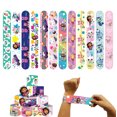 thumbnail image 3 of 10 piezas de pulseras de bofetadas Lilo Stitch Mickey Mouse princesa Frozen Elsa Rey León Winnie suministros para fiestas juguetes de recuerdo para niños recompensas, 3 of 5