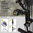 thumbnail image 5 of Archery Ready to Hunt Compound Bow Package for Adults and Teens,25"-31" Draw Length，0-70 Lbs Draw Weight ,up to IBO 320 fps，Lightweight Design Bow ,Fully Adjustable, 5 of 9