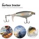 thumbnail image 5 of 6cm 6g Topwater Señuelos falsos Crankbait Cebo de pesca artificial con cola giratoria, 5 of 7