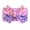 Purple, variant on Fesfesfes 1PC Newborn Infant Baby Girls Print Bow Headband Stretch Hairband Headwear,,Second Piece Free Shipping