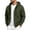 Army Green, variant on FENGYOU Mens Heavyweight Fleece Lined Zip Up Hoodie Loose Fit Hooded Sweatshirt Multi Pocket Casual Jacket Outerwear Army Green L