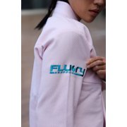 FLUORY Adult All Around Brazilian Jiu Jitsu BJJ Gi no Belt Text Embroidery WUHUI