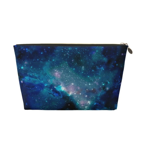 Galaxy Nebula Space Small Purse Organizer Zipper Cosmetic Handbag Tote Pouch For Women