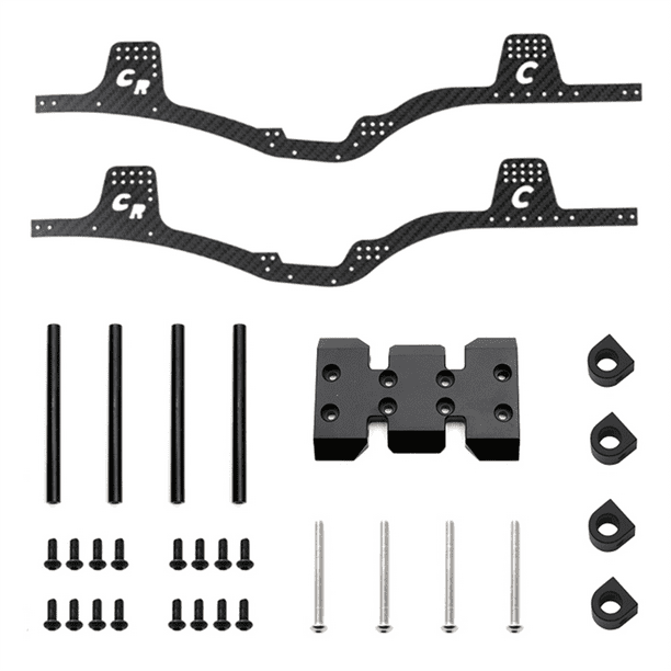 Trjgtas LCG Carbon Fiber Chassis Kit Frame Rail Skid Plate Body Post ...