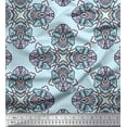 thumbnail image 1 of Soimoi Velvet Fabric Artistic Floral Ethnic Fabric Prints by Yard 58 Inch Wide, 1 of 3