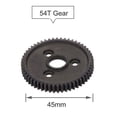 thumbnail image 3 of Hardened Steel Metal Spur Gear 54T 32P 3956 for RC 1/10 Slash Stampede VXL E- T-, 3 of 6