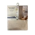 thumbnail image 7 of Better Homes & Gardens Striated Luxe Blackout Curtain, 1 Indoor Drape Panel for Bedroom,Pole Top, Back Tab, Almond Biscuit, 50"W x 95"L Floor Length, 7 of 7