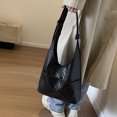 thumbnail image 4 of Bolso de hombro grande para mujer bolso de mano tejido versátil bolso bandolera bolso de compras, 4 of 9