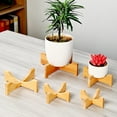 thumbnail image 6 of JKLOP Planter Stand for Small Plants Indoor Wood Plant Stand for Bedroom Suitable for Pot for Home & Kitchen, 6 of 6