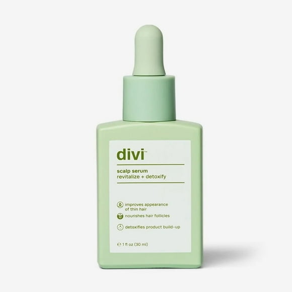 Divi Hair Scalp Serum for Women and Men - Revitalize and Balance Your Scalp - Improves Appearance of Thinning Hair, Nourishes the Scalp and Helps Remove Product and Oil Buildup, 100ml