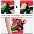 thumbnail image 3 of Watermelon Chic Chiffon Women's Beach Dress and Skirt Set for Sunny Days, 3 of 6