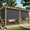 Black, variant on CozyHom Outdoor Roller Shades, 420GSM 95% Blackout Cordless Patio Roller Blinds with Pole, 8'Wx8'H Waterproof Blinds Roll Up for Gazebo Porch, Deck, Pergola, Black