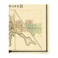 thumbnail image 4 of Historic City Map - Whitewater Elkhorn Geneva Wisconsin - Snyder 1878 - 23 x 28 - Vintage Wall Art, 4 of 5