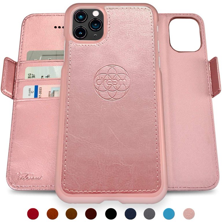 Vegan Leather iPhone 11 Pro Max Wallet Case