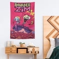 thumbnail image 4 of Invader Zim Tapestry Luxury Wall Hanging Tapestries Decoration For Living Room Bedroom Dormitory Mural Blanket Wall Art Tapestry, 4 of 8