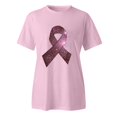 thumbnail image 5 of TSADFHJI Hauts d'Été pour Femmes T-Shirt Imprimé Cancer Publicité Internationale Lune Manches Courtes m, 5 of 5