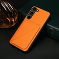 thumbnail image 6 of TECH CIRCLE Case for Samsung Galaxy A54 5G (6.4") 2023 Release Cell Phone - Premium Faux Leather/Silicone Back Cover Phone Case [Built-in Viewing Stand/Card Holder] Lightweigt Thin Cover Shell, Orange, 6 of 6