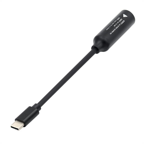 FVH DC Jack 3.5x1.35mm Input to USB-C Type-C Power Plug Charge Cable for Laptop Phone PD9V 5V 20V