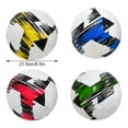 thumbnail image 3 of QualitChoice Réputation de Marque Taille Standard 5 Ballon de Soccer pour Joueurs Sérieux Ballon de Soccer Polyvalent Cousu à la Machine Blanc et Vert, 3 of 6