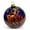 Fire Horse, variant on STP Goods Rowanberry Bullfinch Glass Christmas Ball Ornament with Panoramic Design 3.9" (10 cm) Hand-Painted Christmas Tree Ornament Collectible Christmas Tree Hanging Decoration, Burgundy Green