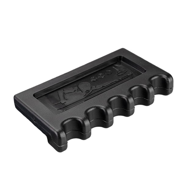 Soporte para taco de billar, garra para taco de billar, 5 espacios, ahorra espacio, soporte para taco de billar para jugadores de billar en casa, mesa Antideslizante con peso