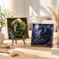thumbnail image 6 of DIY Fabric Poke Art Kit with Wood Frame, Mythic Dragon Realms 3D Textile Art Set for Adults and Creative Projects, Handcrafted Home Wall Decor Gift, 6 of 8