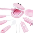 thumbnail image 3 of Ni?os Juego De Roles Para Ni?os Doctor Dentista Juego De Juguetes De Aprendizaje Kit Dental Rosa Sunnimix niños doctor playset, 3 of 3