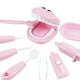 thumbnail image 3 of Ni?os Juego De Roles Para Ni?os Doctor Dentista Juego De Juguetes De Aprendizaje Kit Dental Rosa Sunnimix niños doctor playset, 3 of 3