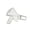 White, variant on Professional Plastic Skin Fold Caliper with Comfortable Grip Designs for Body Fat Testing & Health Monitoring