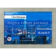 thumbnail image 3 of ArtToFrames 15.4x10.7 Inch - 39x27 CM Gray Puzzle Frame for 300 piece Puzzles.1.25 Inch Custom MDF Puzzle Frames, Classic Silver - Comes with Regular Glass, 3 of 6