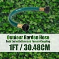 thumbnail image 2 of FUNJEE 1/2" Outdoor Garden Hose for Lawns, Boat Hose, Flexible and Durable,No Leaking, Solid PVC Fitting for Household (Green, 1FT), 2 of 9