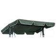 thumbnail image 1 of Toldo para columpio de exterior, repuesto universal de poliéster resistente para muebles de exterior, cubierta superior impermeable para columpio con elegante borde en forma de abanico para zonas de, 1 of 4