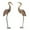 Crane, variant on Costway 2-Piece Metal Flamingo Garden Statue Sculpture Set Yard Lawn Decoration Pink