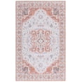 thumbnail image 2 of SAFAVIEH Tucson Luvina Oriental Machine Washable Area Rug, Rust/Ivory, 9' x 12', 2 of 13