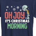 thumbnail image 3 of SpongeBob SquarePants - Oh Joy It's Christmas Morning - Women's Lightweight French Terry Pullover, 3 of 6