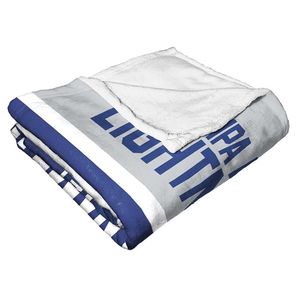 Tampa Bay Lightning NHL Colorblock Personalized Silk Touch Throw Blanket, 50" X 60"