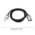 thumbnail image 2 of Cable de Extensión USB 3.0 Uxcell USB a Macho a Hembra 3.3ft Transferencia Rápida de Datos para Disco Duro Unidad Flash, 2 of 6
