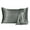 Grey, variant on PiccoCasa 2Pcs Satin Pillowcase Silky Pillow Cover with Envelope Closure, Standard Taupe Stripe