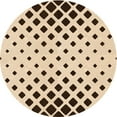 thumbnail image 1 of Ahgly Company Machine Washable Indoor Round Transitional Sienna Brown Area Rugs, 5' Round, 1 of 7