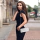 thumbnail image 5 of Bolsa de noche lovyoCoCo para mujer brillante plateado L, 5 of 5