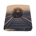 thumbnail image 2 of CADecor Bear Blanket Fleece Throw Blanket for Sofa or Bed 58x80 inches, 2 of 3