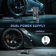 AVAPOW 180PSI Cordless Tire Inflator, Portable Air Pump for Car Tires with Auto Shutoff, Digital Pressure Gauge & LED Light, Fast Inflation for Car/Truck/Bike/Motorcycle/Ball