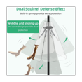 thumbnail image 4 of Anti-Rust Squirrel Baffle Foldable Hanging Squirrel Flapper Wrap Around Squirrel Proof Baffles Outdoor Garden Decor, 4 of 7