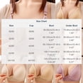 thumbnail image 5 of Vrorvz Womens Button Front Bra Adjustable Straps Wireless Supportive Bralette Seamless for Ladies, 5 of 5