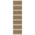 thumbnail image 1 of Trans-Ocean Imports RVIR8764012 23 Po x 7 Pi 6 Po Liora Manne Riviera Stripe Tapis Tissé Wilton Intérieur et Extérieur - Tan, 1 of 1